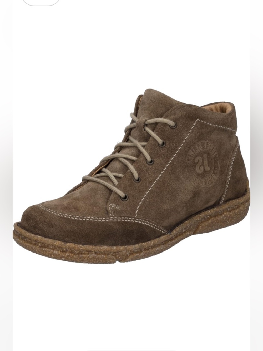 Josef Seibel Neele 01 Women’s Genuine Suede Chukka Ankle Desert Boot in Taupe